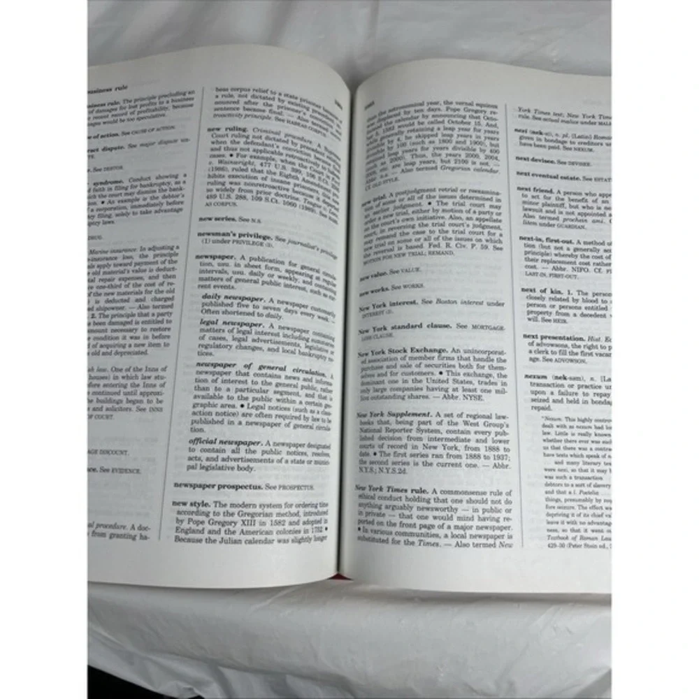 BLACKS LAW‎ DICTIONARY SEVENTH 7TH EDITION HARDCOVER BOOK LEGAL BRYAN GARNER